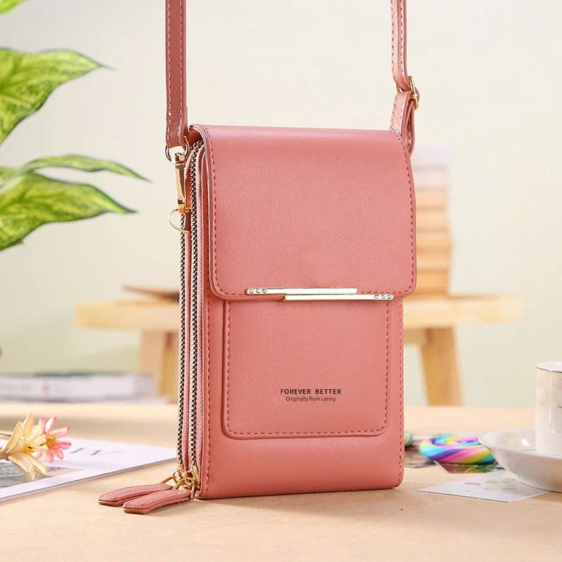 Livare Home crossbody phone bag, additional detail view