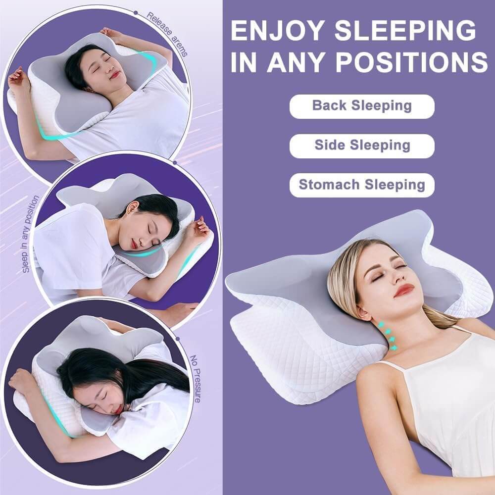Contoured Butterfly Pillow