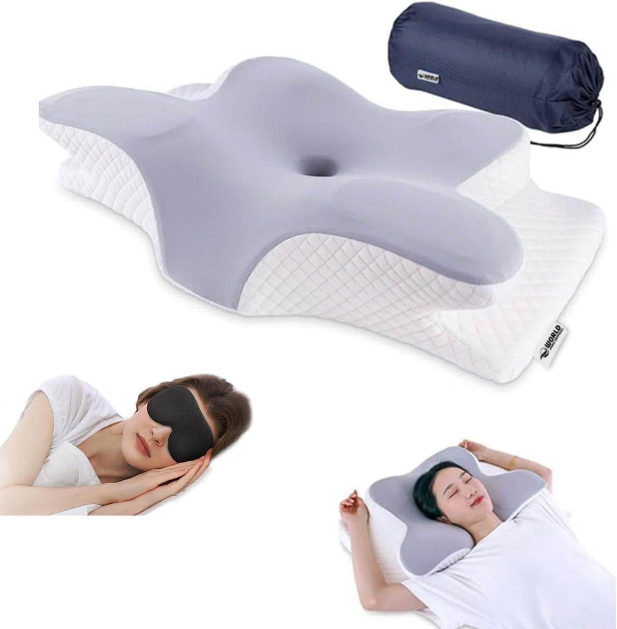 Contoured Butterfly Pillow
