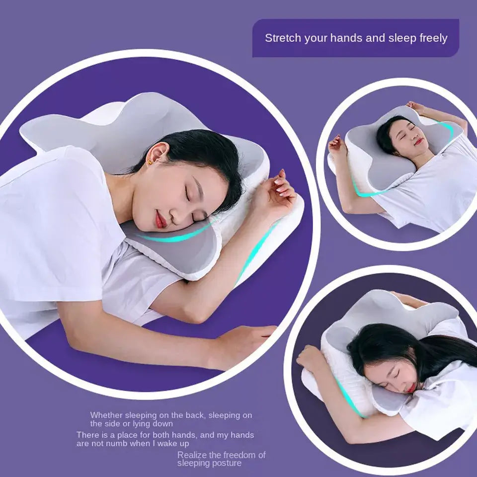 Contoured Butterfly Pillow