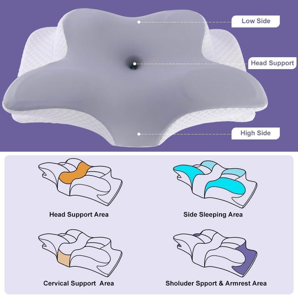 Contoured Butterfly Pillow