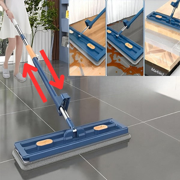 360° Self-Wringing Flat Mop and Bucket Set