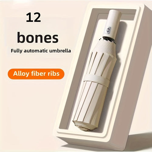 Automatic Folding Umbrella with 12-Rib Frame