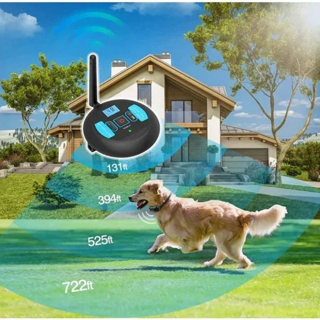 Wireless Dog Boundary System with Base Station and Collar