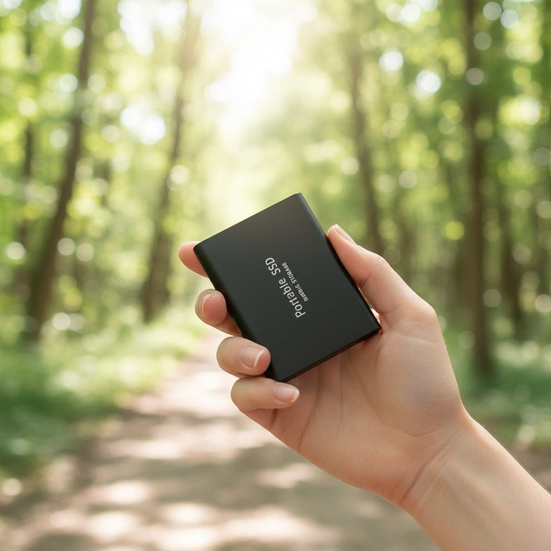 Portable 2TB External SSD for Digital Storage