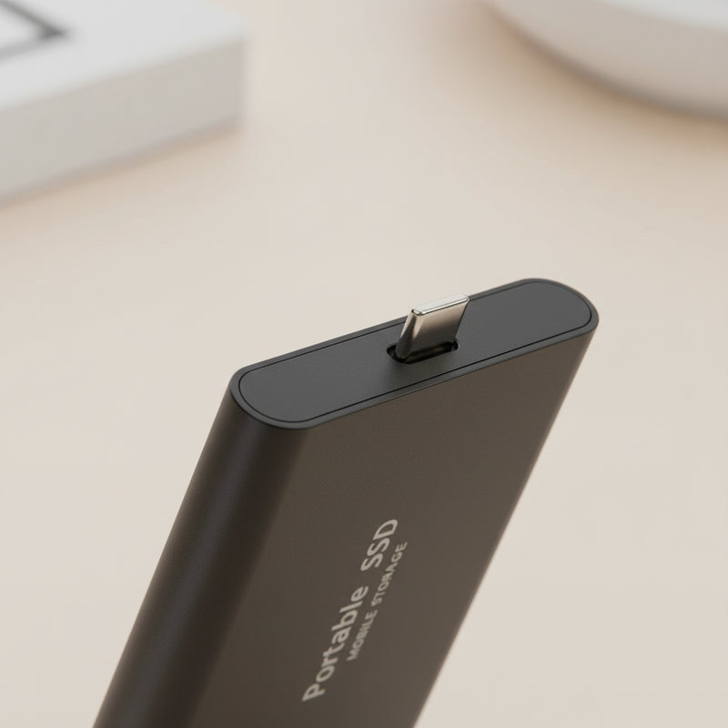 Portable 2TB External SSD for Digital Storage