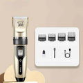 Cordless Rechargeable Pet Hair Clipper Set with Guide Combs