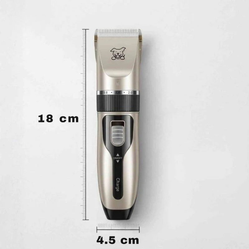 Cordless Rechargeable Pet Hair Clipper Set with Guide Combs