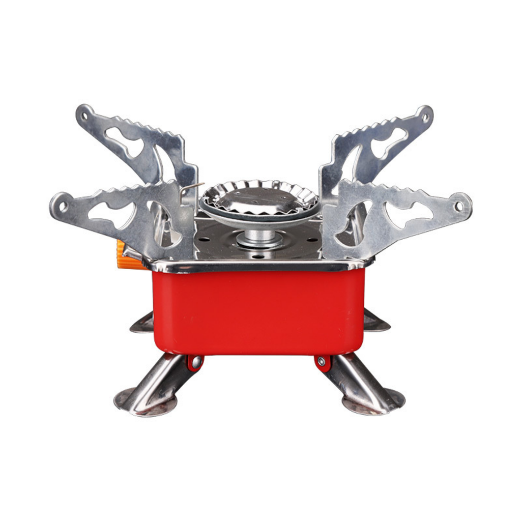 Portable Camping Gas Stove with Folding Pot Supports