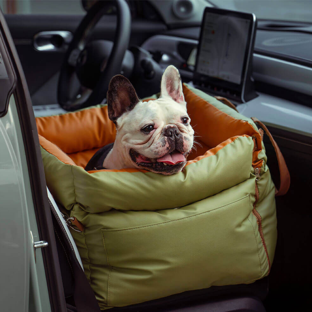 Portable Pet Carrier Bed with Shoulder Strap and Pockets