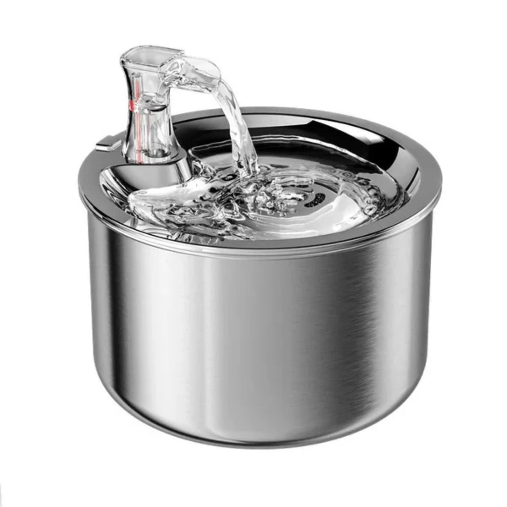 Stainless Steel Cat Water Fountain with Motion Sensor