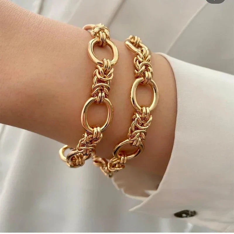 Women's Oversized Statement Link Bracelet