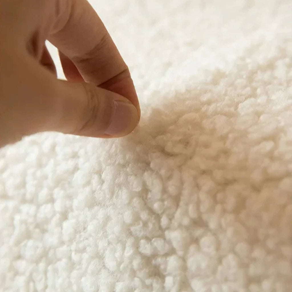 CozyWrap Anti-Slip Teddy Fleece Sofa Cover