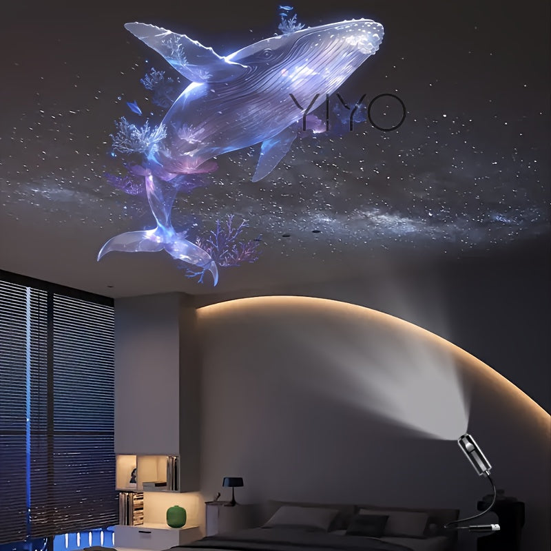 USB Projector Night Light with Interchangeable Designs