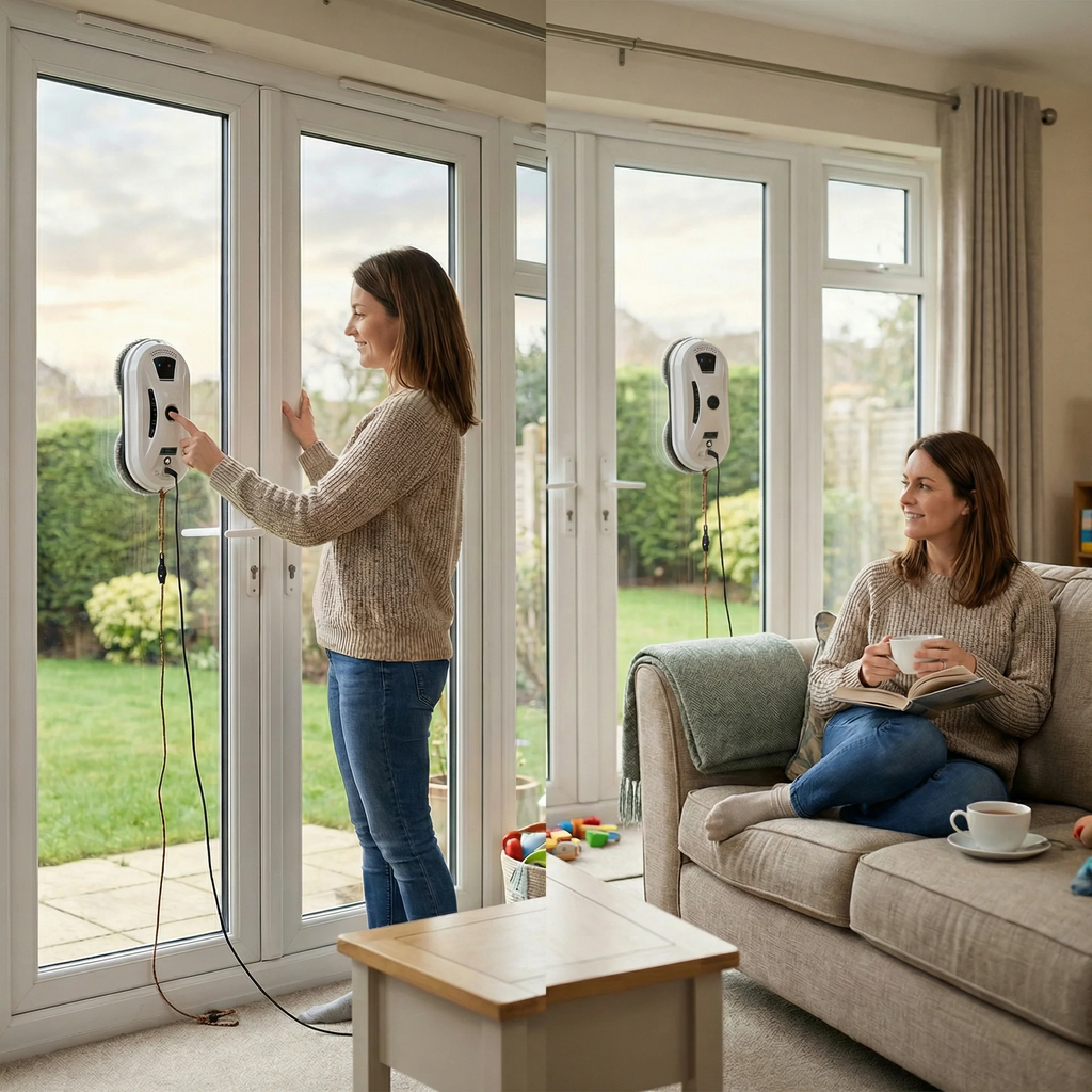 Window Cleaning Robot, Automatic Glass Cleaner for Windows