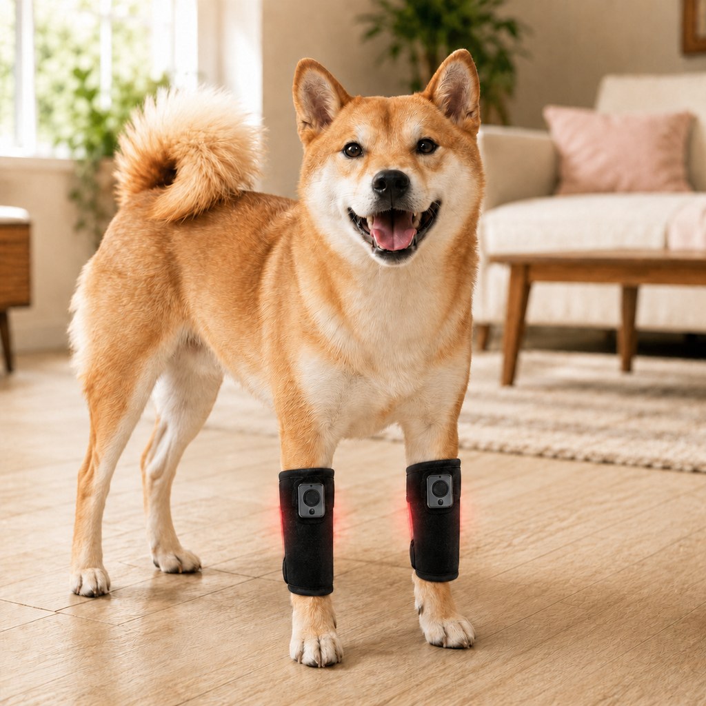 Red Light Wrap for Dogs, Rechargeable Knee Wrap