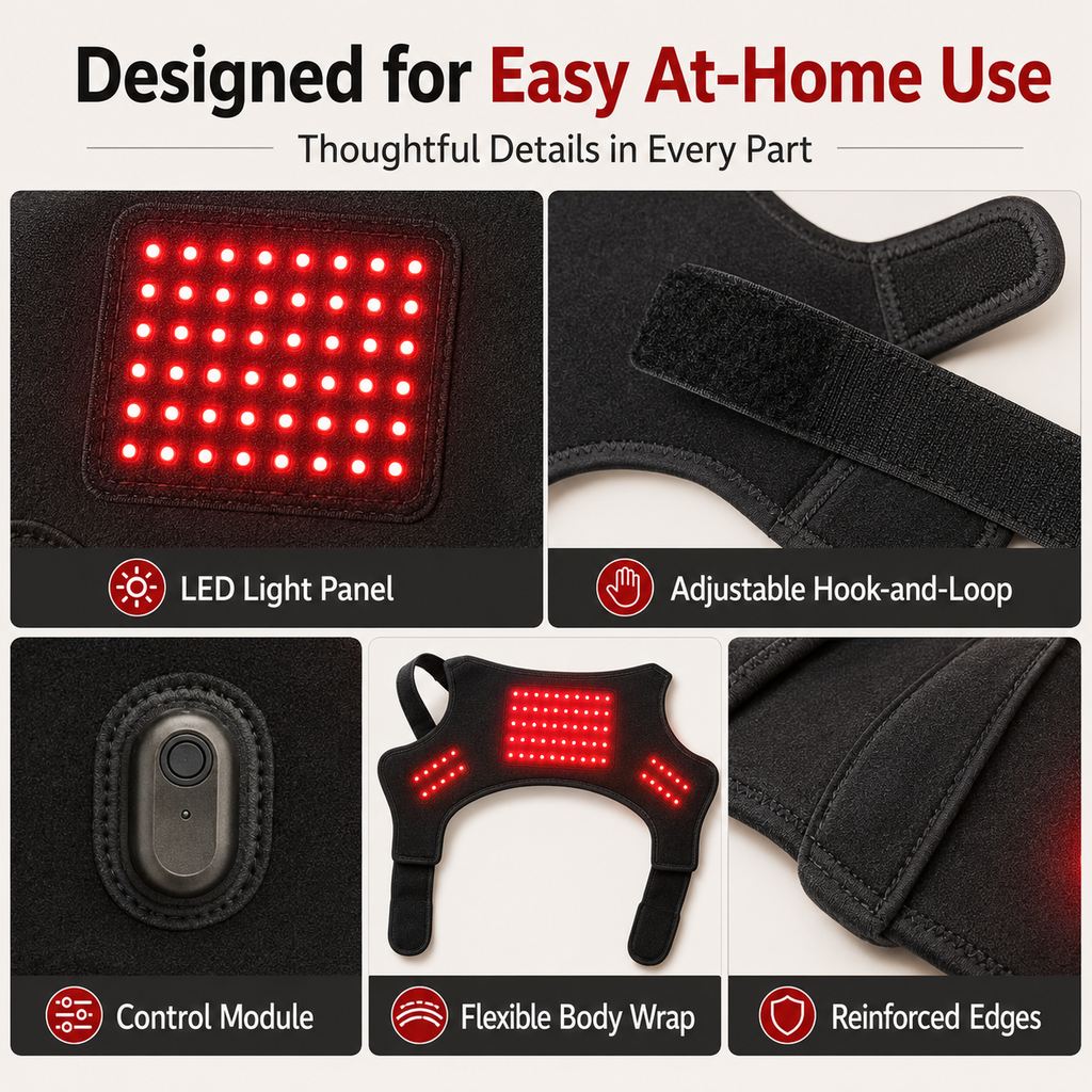 Red Light Sleeve for Dogs, Back and Hip Wrap