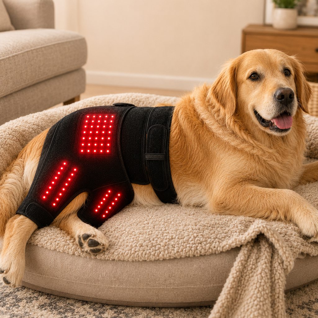 Red Light Sleeve for Dogs, Back and Hip Wrap