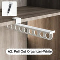 Extendable Wardrobe Rail, Double Hanging Space
