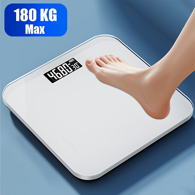 Digital Bathroom Scale with LED Display – 180 kg