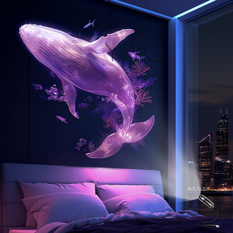 USB Projector Night Light with Interchangeable Designs