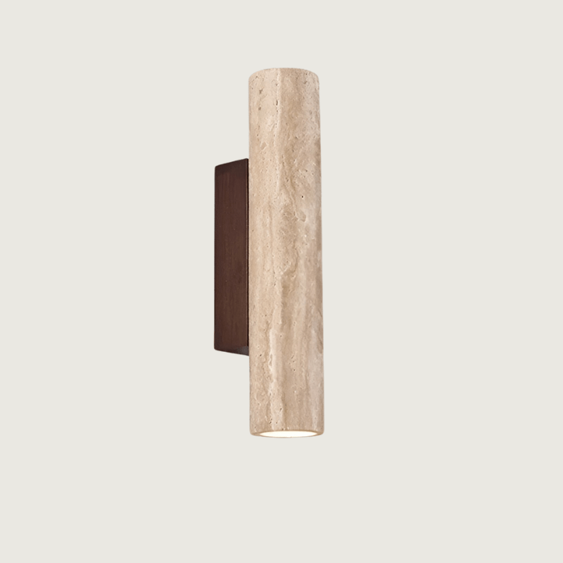 Travertine LED Wall Light with Up and Down Illumination