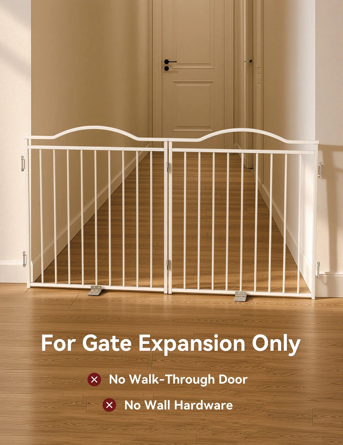 30-Inch Freestanding Dog Gate & Playpen