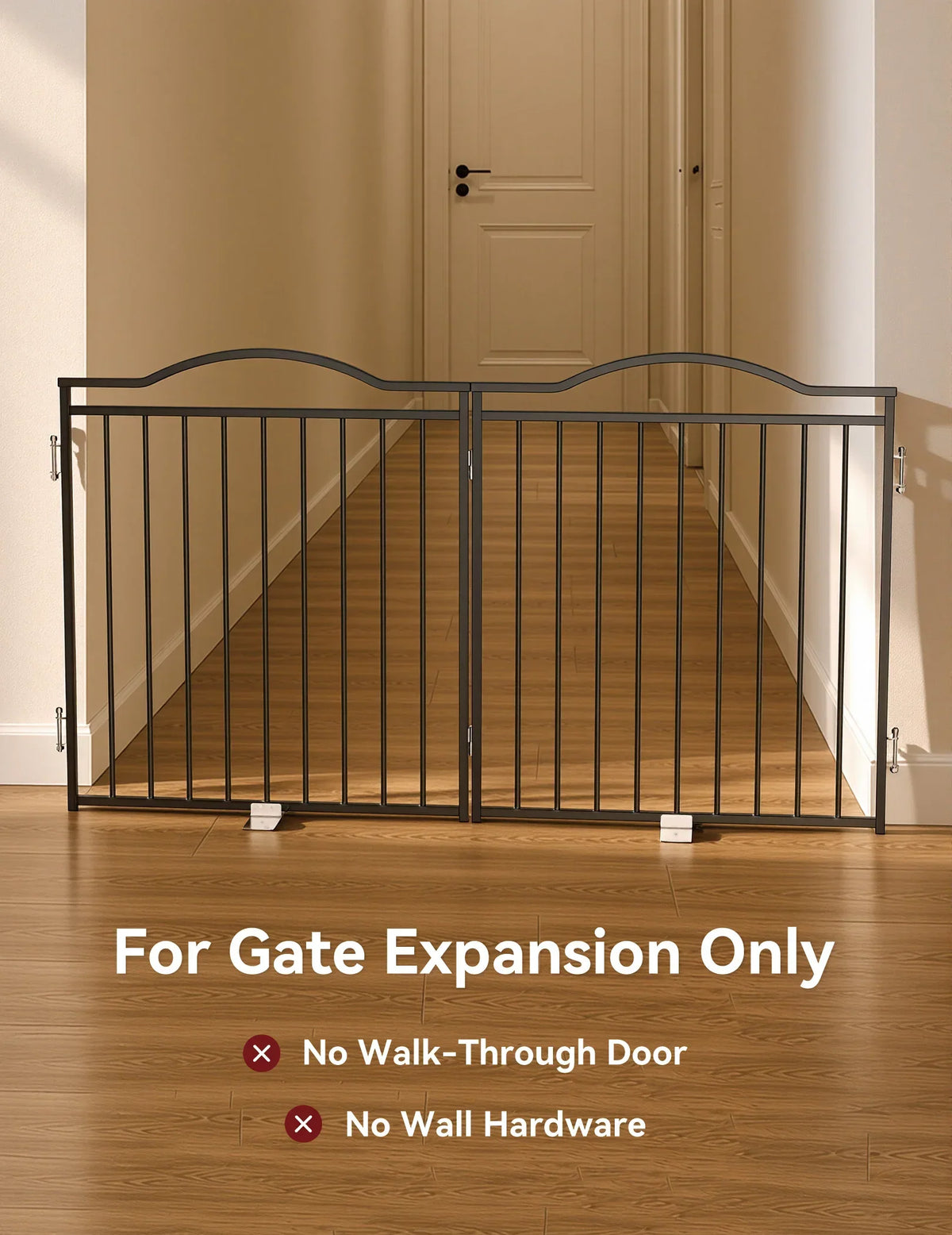 30-Inch Freestanding Dog Gate & Playpen