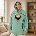 Pet Carrier Hoodie with Front Pouch, Hands Free