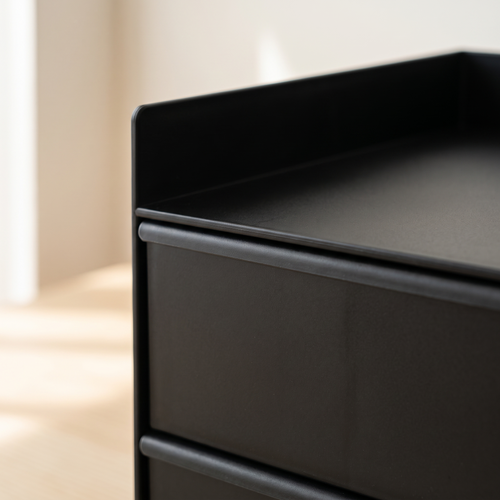 7-Compartment Cologne Stand with Drawers
