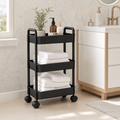 Slim 3-Tier Rolling Storage Cart