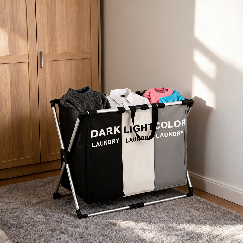 Foldable Laundry Sorter Hamper