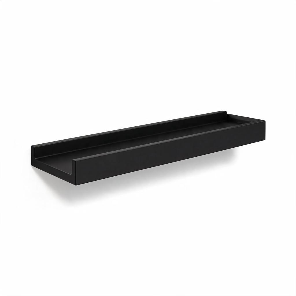 No-Drill Aluminium Bathroom Shelf