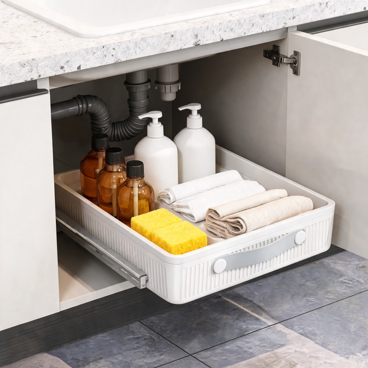 Pull-Out Cabinet Drawer Organiser