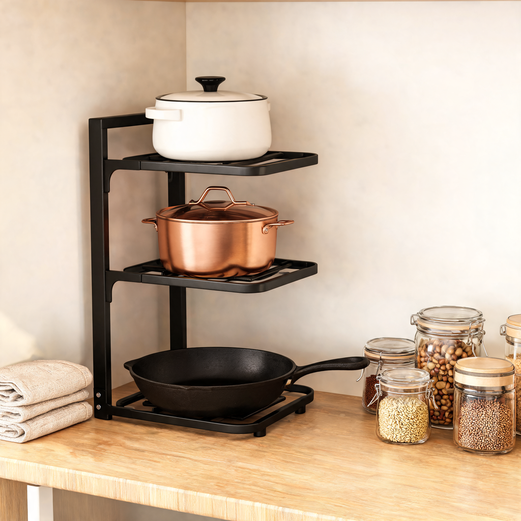 Adjustable Pot and Pan Organiser Rack