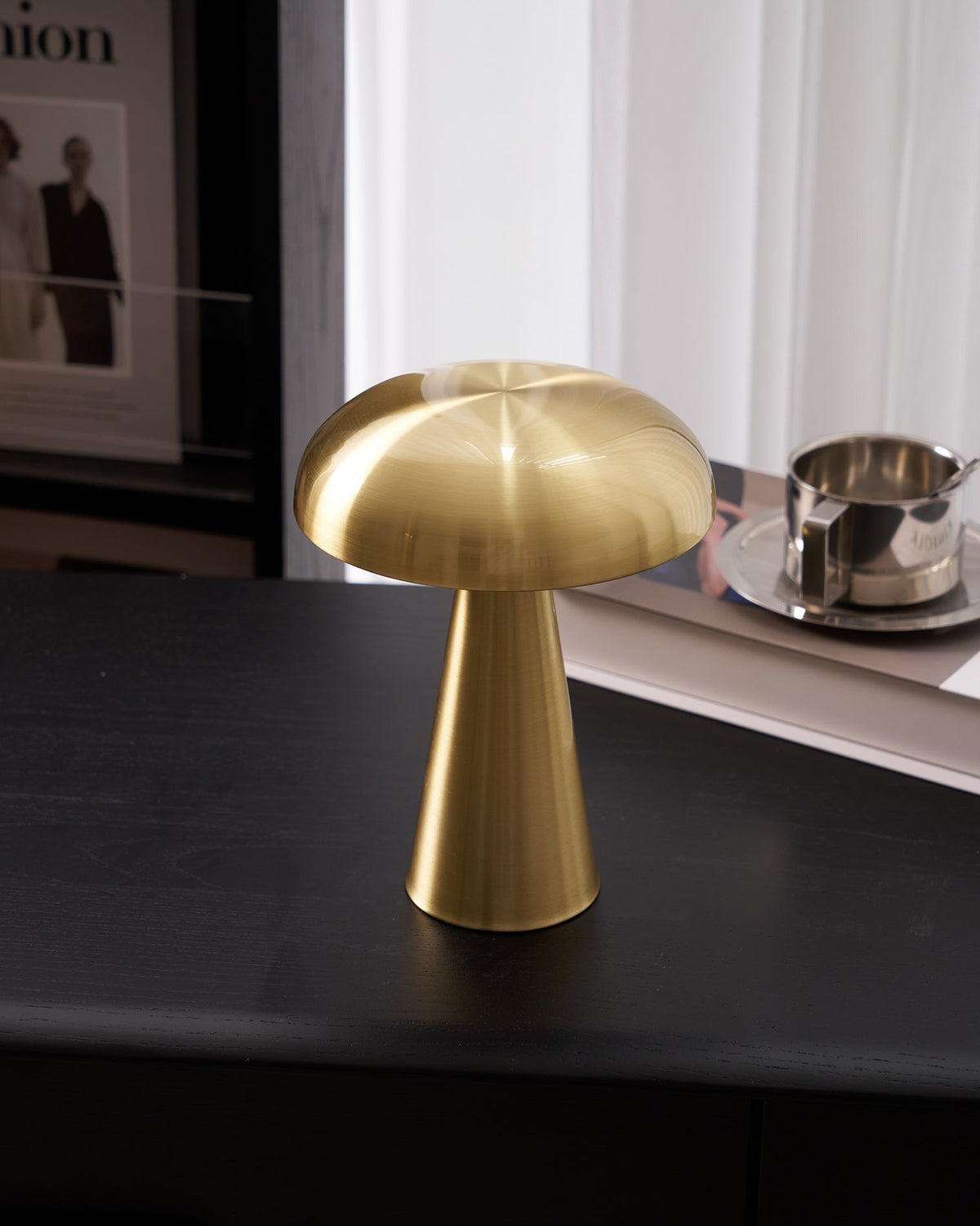 Metal Touch Table Lamp, Compact Bedside Light