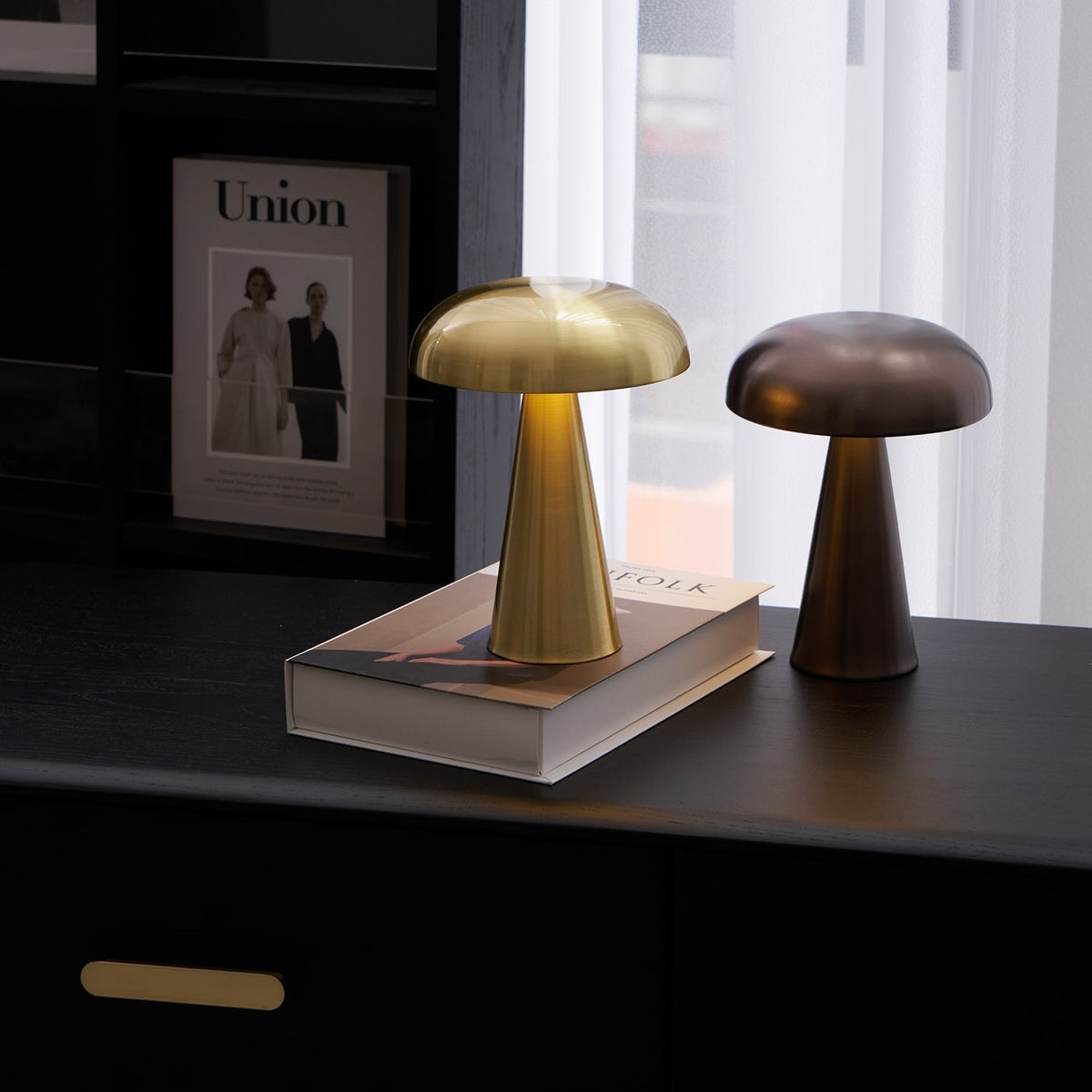 Metal Touch Table Lamp, Compact Bedside Light