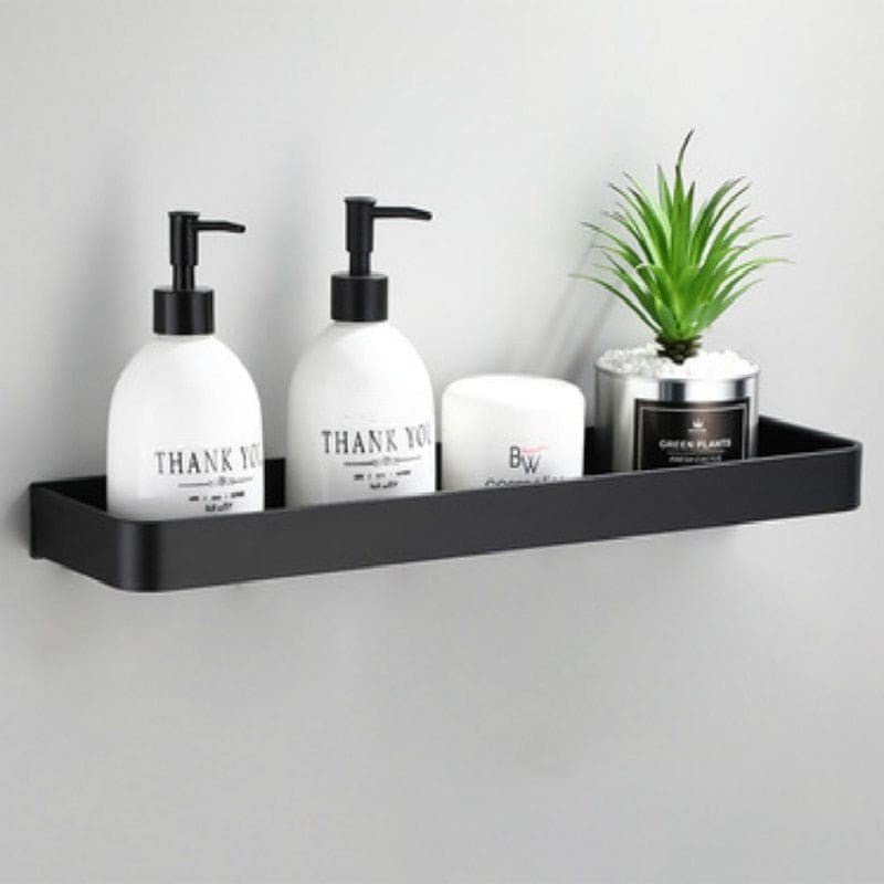 Aluminium Bathroom Shelf with Towel Rail