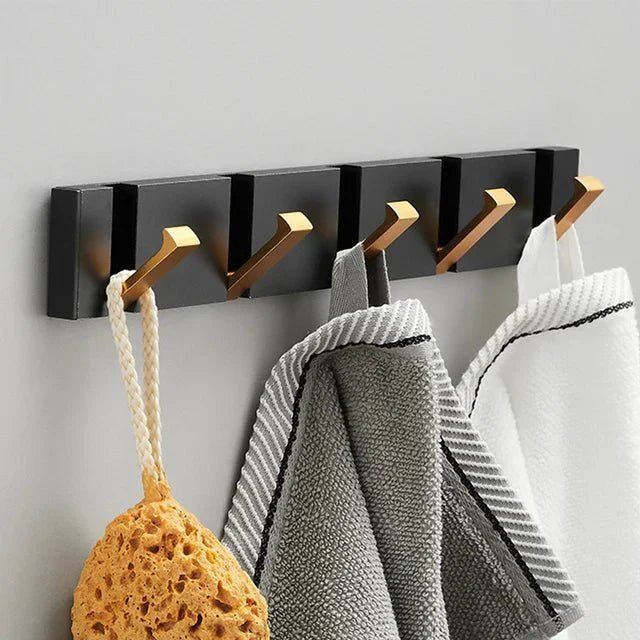 Foldable Stainless Steel Wall Hook Rail