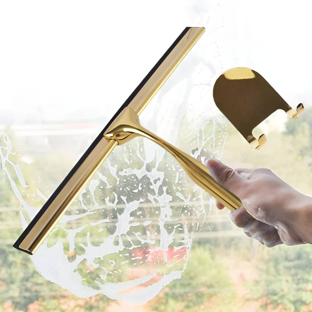 Gold Stainless Steel Shower Squeegee