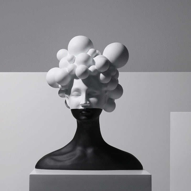 Abstract Figure Sculpture in Resin