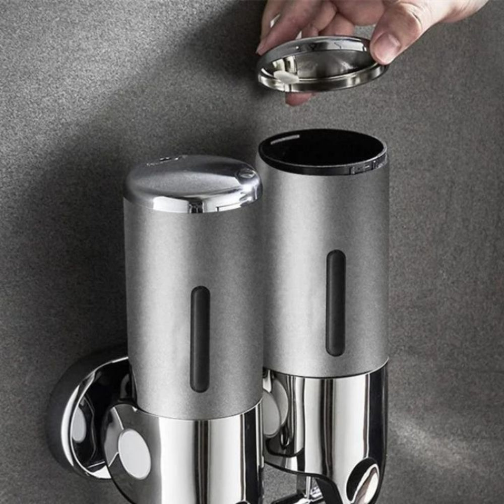 Wall Mounted Push Button Soap Dispenser 500ml