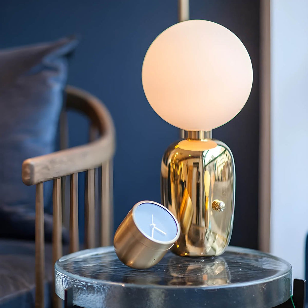 Spherical Table Lamp, Globe Light in Three Sizes