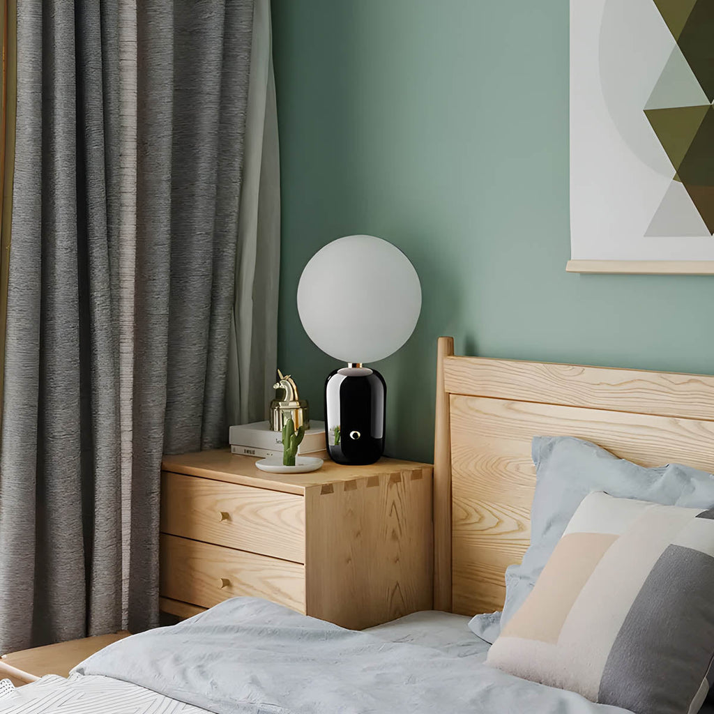 Spherical Table Lamp, Globe Light in Three Sizes