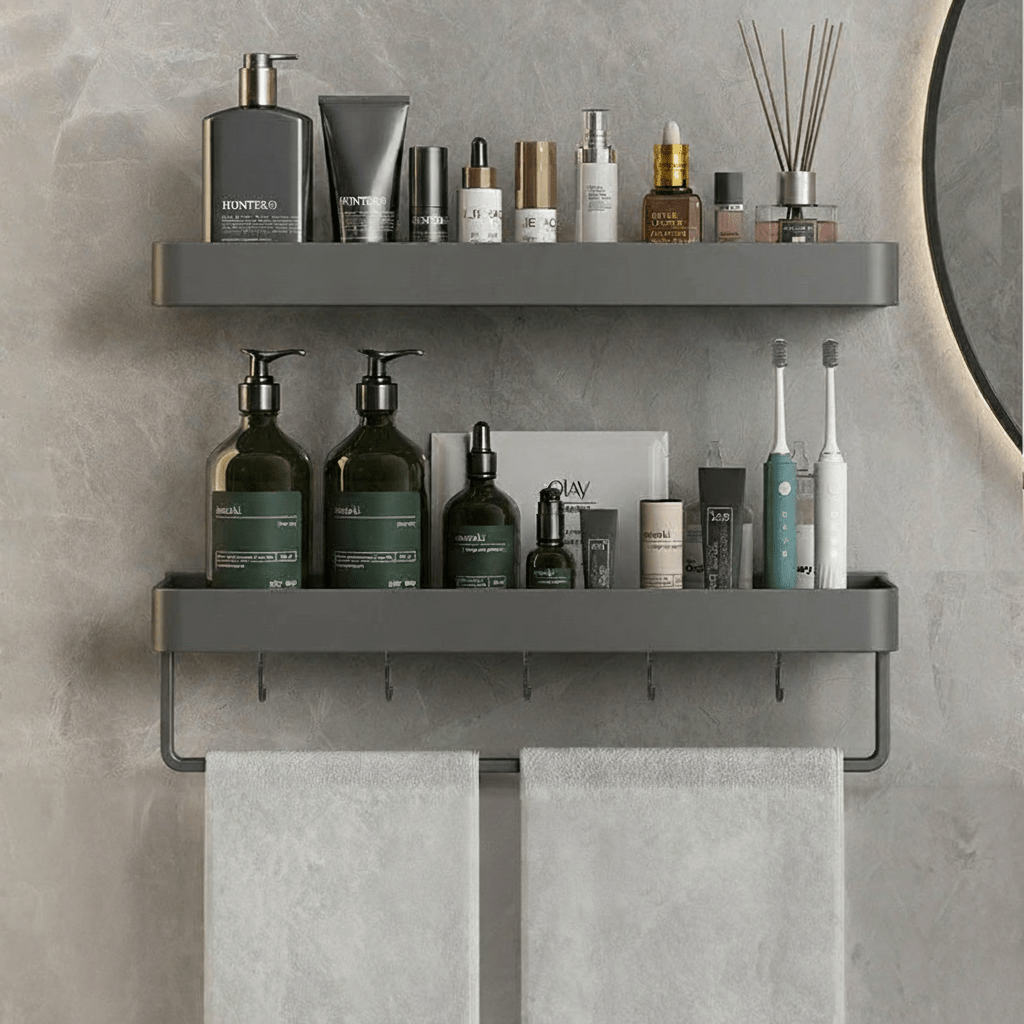 Stainless Steel Bathroom Wall Shelf
