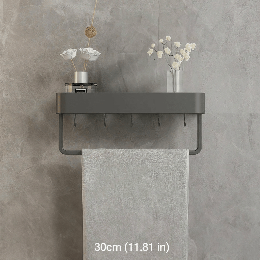 Stainless Steel Bathroom Wall Shelf