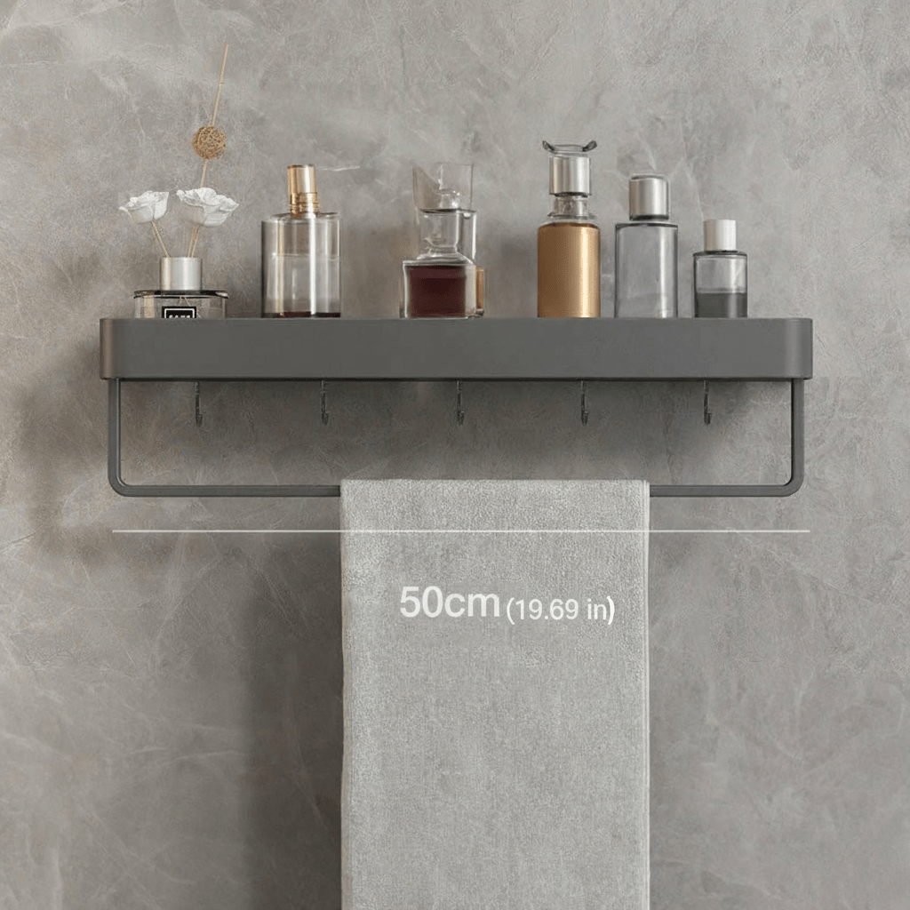 Stainless Steel Bathroom Wall Shelf