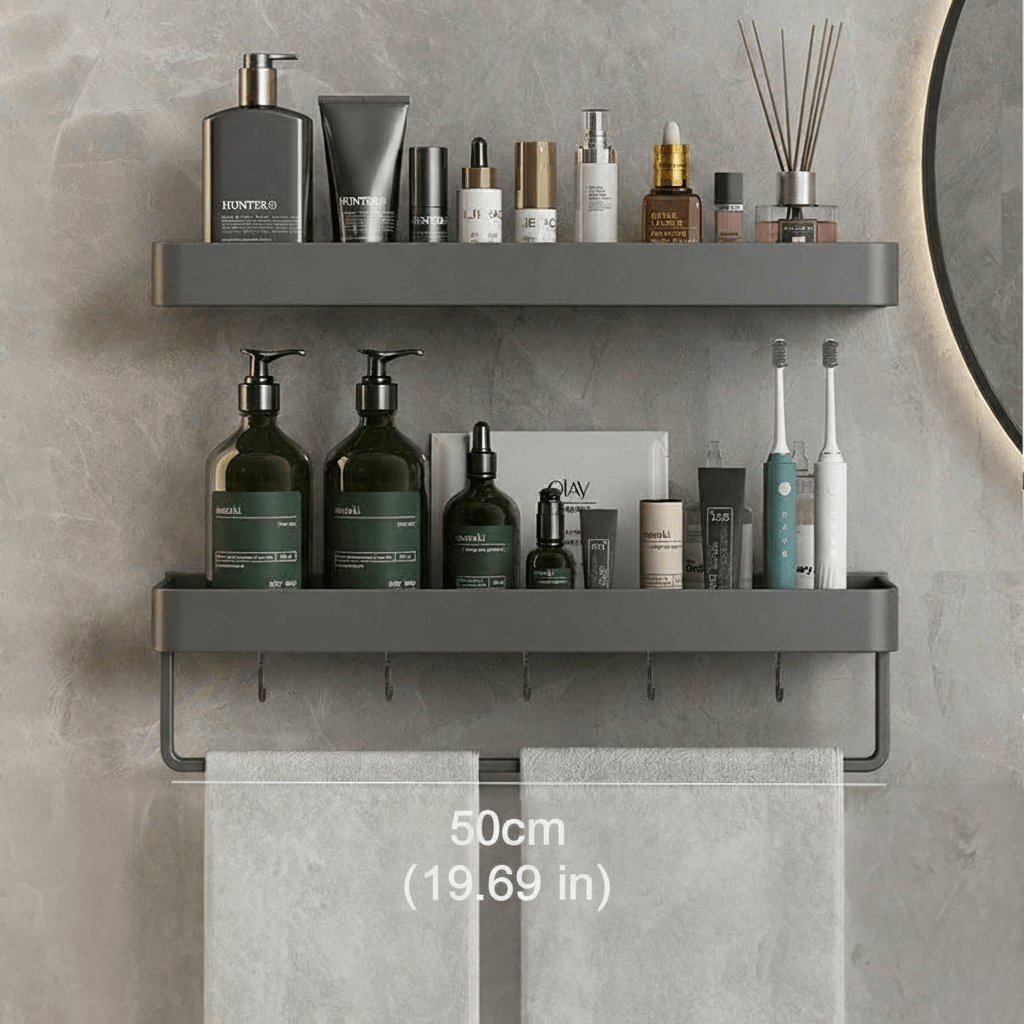 Stainless Steel Bathroom Wall Shelf