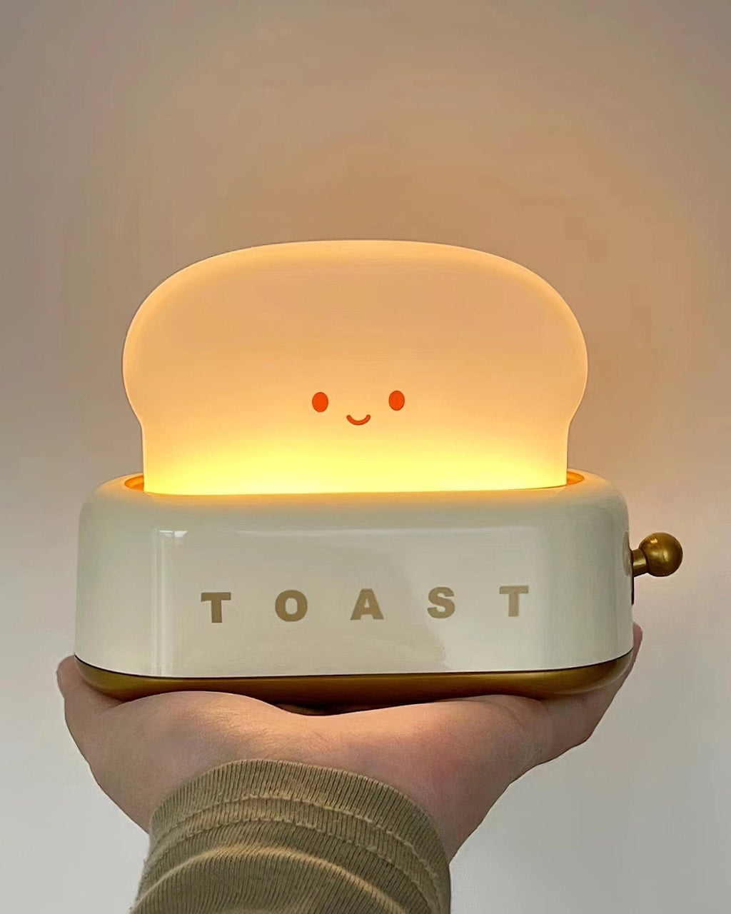 Toaster Lamp, Novelty Light with Glowing Toast