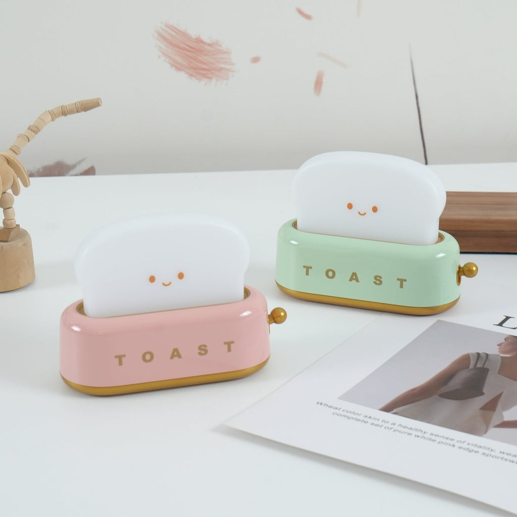 Toaster Lamp, Novelty Light with Glowing Toast
